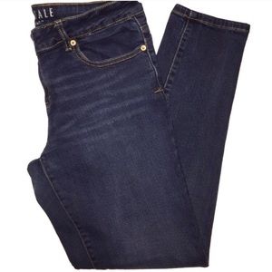 Aeropostale Low Rise Skinny Blue Jeans 12 Short